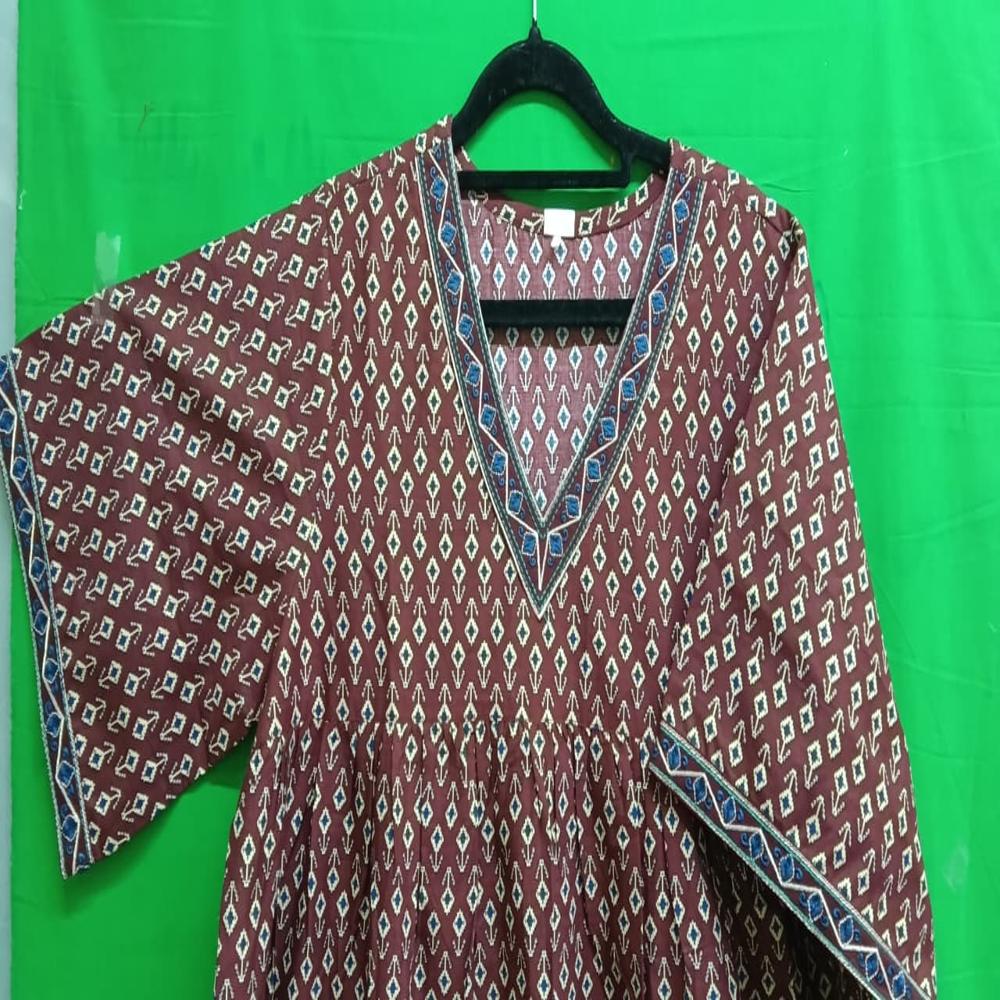 Ladies Cotton Embroidered Nighty