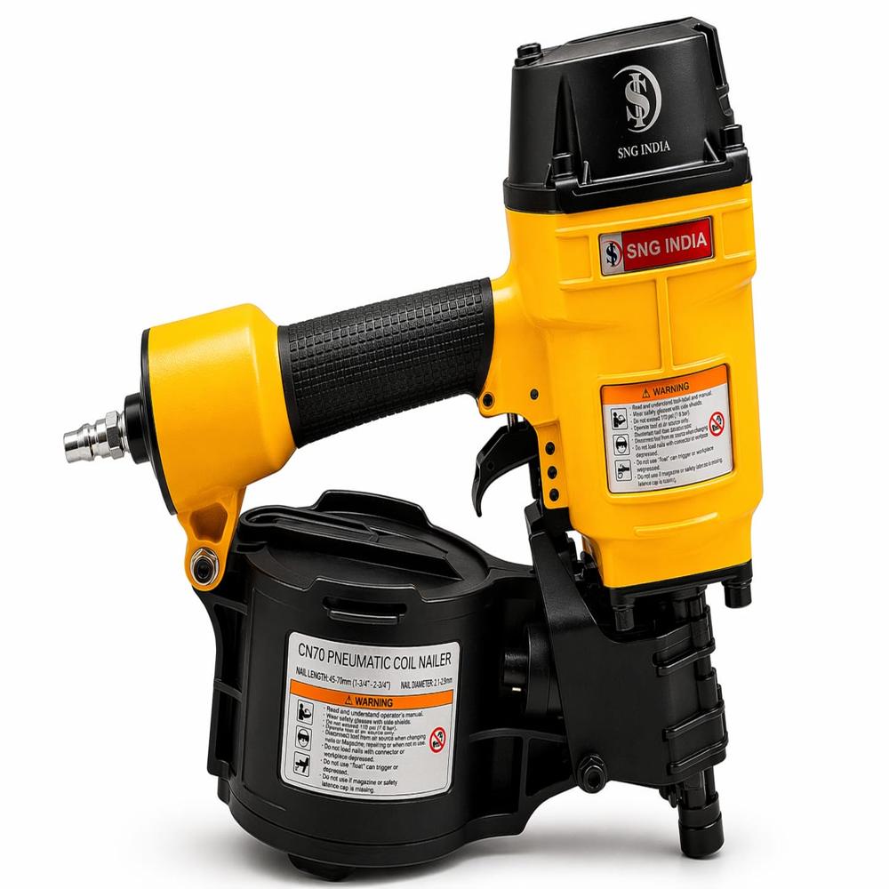 OCN70(Coil Nailer, Pneumatic Nail Gun for Roofing and Framing)