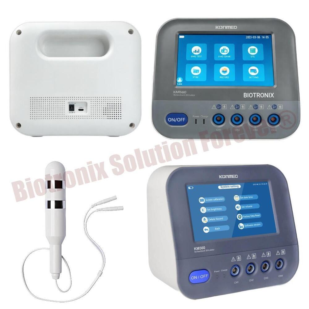 Konmed KM-560 Physiotherapy Biofeedback Equipment with Stimulation