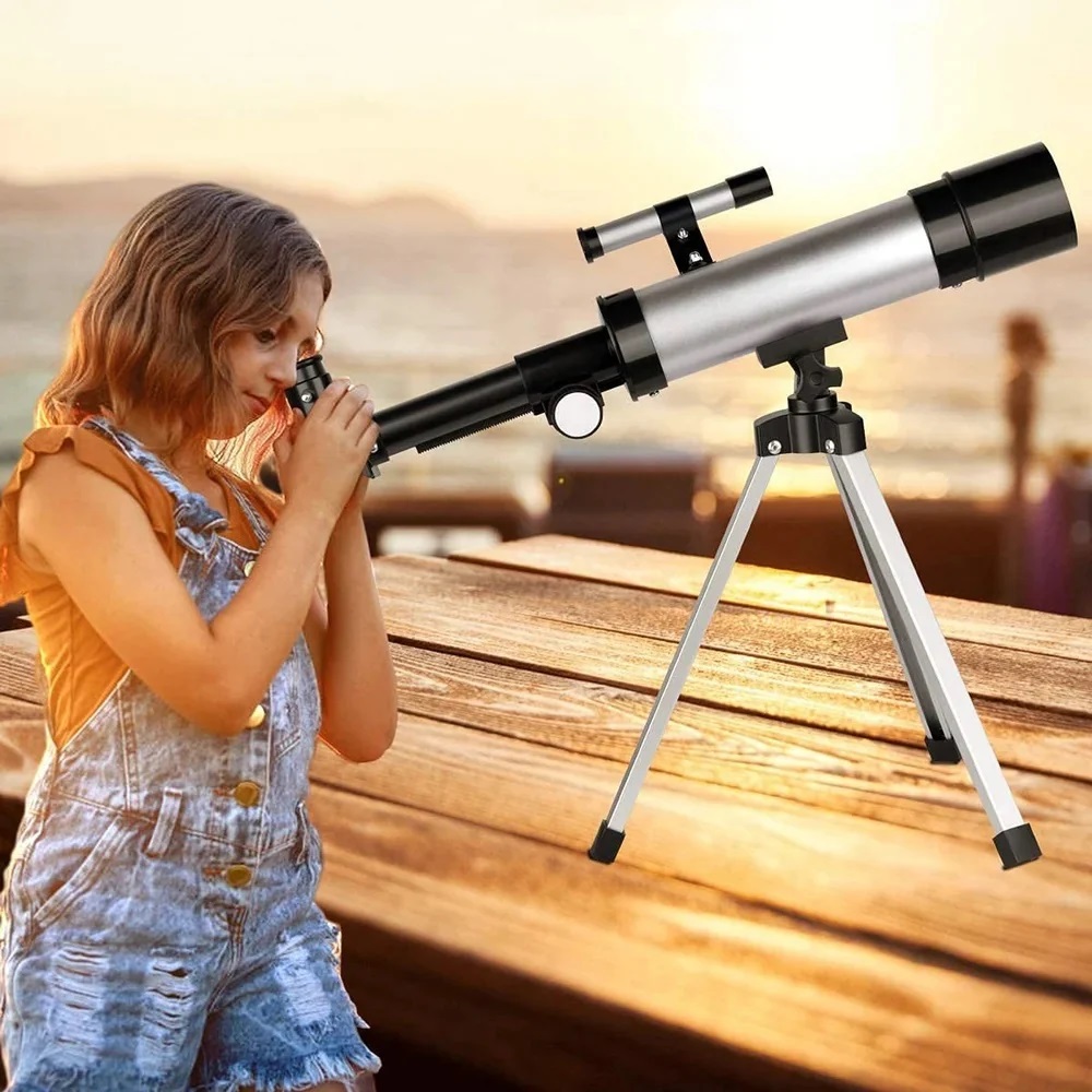 True Sense F36050 Kids Astronomical Telescope Professional 90X With Tripod For Kids, F36050B