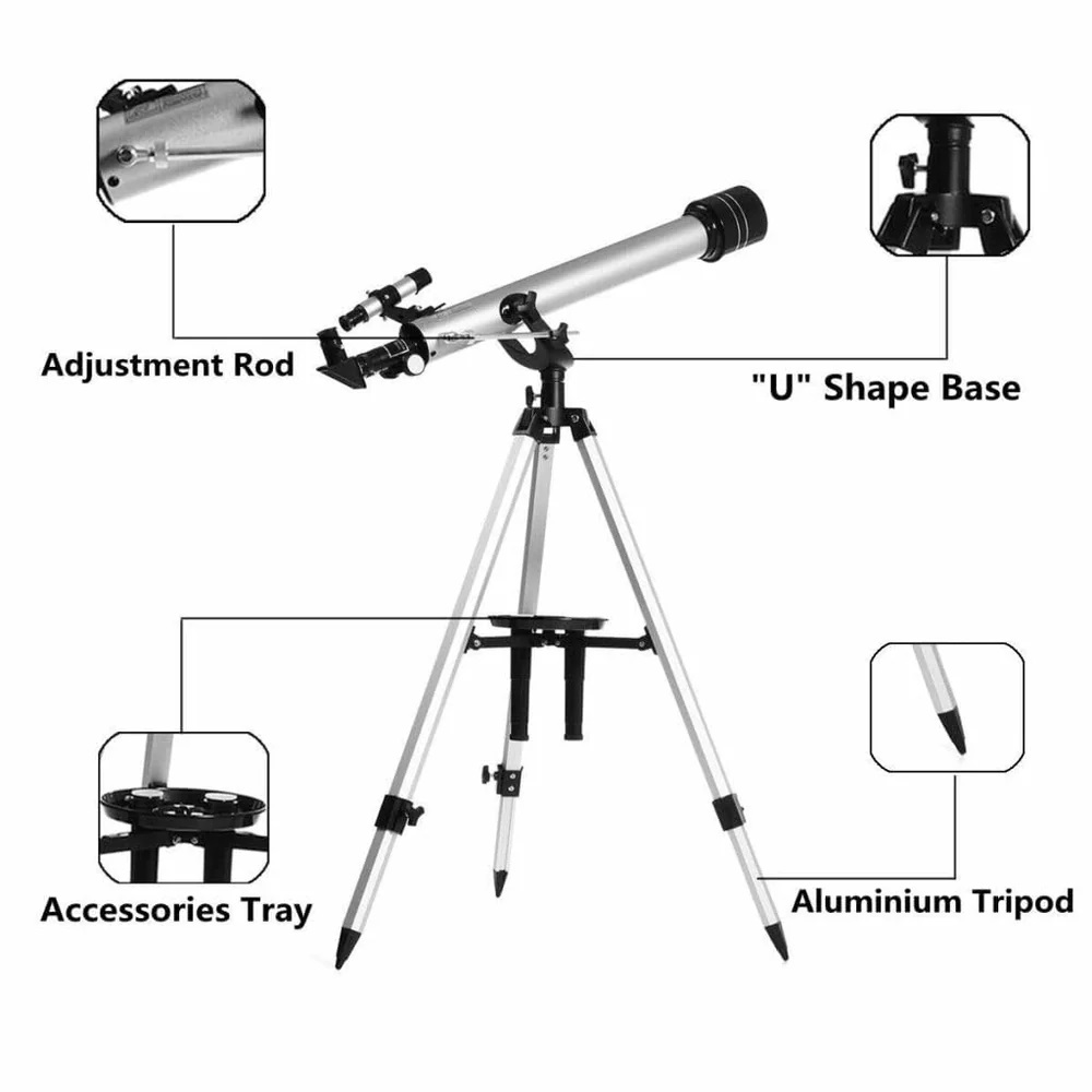 True Sense Telescope Star Finder With Tripod HD Zoom Monocular, F70060