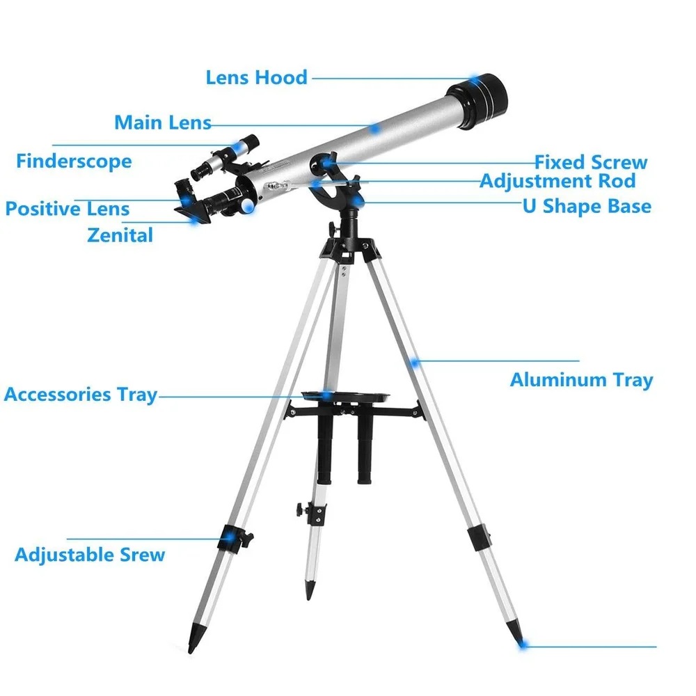 True Sense Telescope Star Finder With Tripod HD Zoom Monocular, F70060