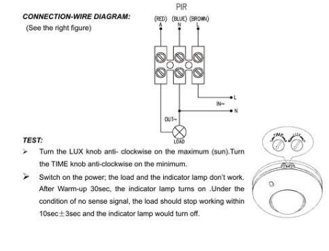 Ceiling Mount Pir Sensor 360 