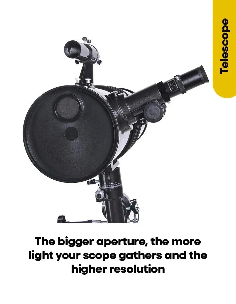 True Sense F750150 Telescope For Students High Power Telescope With Adjustable Tripod, F750150