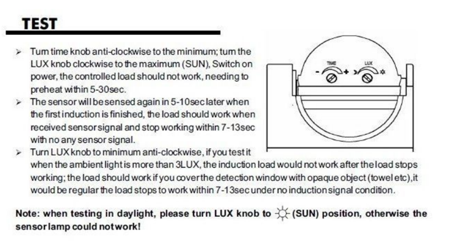 Wall Mount PIR Motion Sensor 180