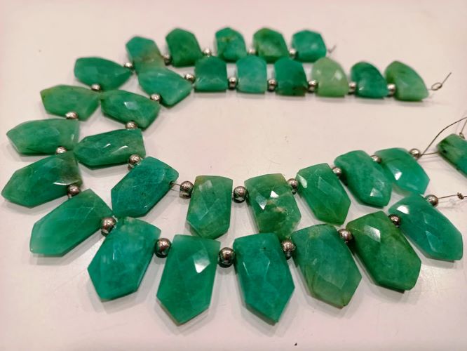 Natural Amazonite 18to20mm Arrowhead knife Shape Briolette Beads Sold Per strand 9 Inches