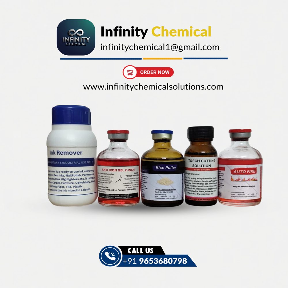 Ink remover, Anti iron gel 2inch, Rice puller, Torch cutting, Auto fire Pack