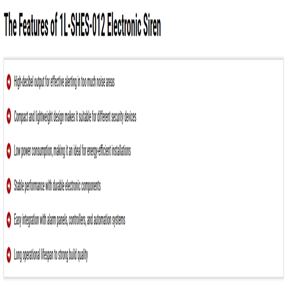 Electronic Siren 220VAC 