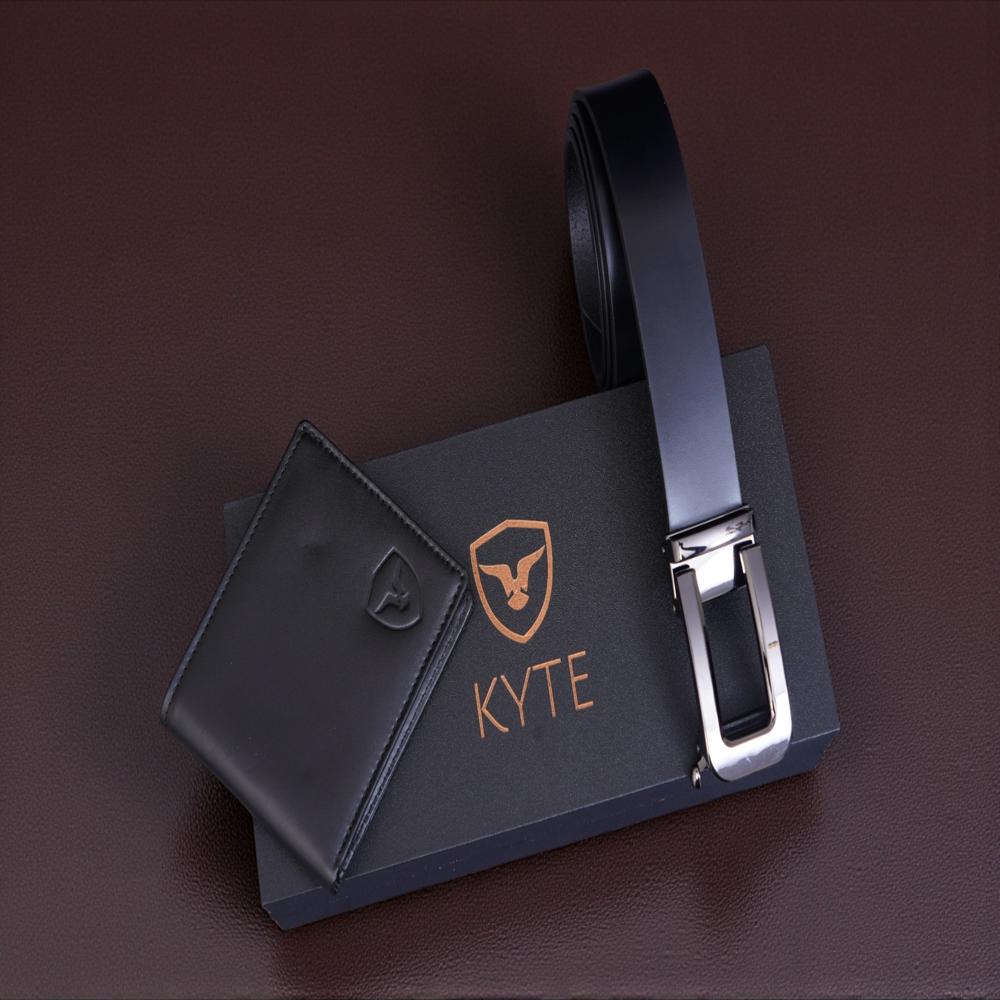 Wallet And Belt Cpmbo - Material: Leather