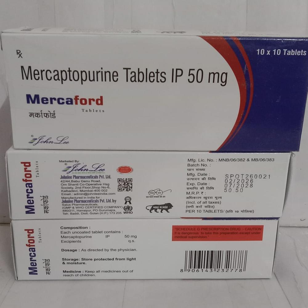 Mercaptopurine Tablets - Purine Antagonist Medication For Acute Lymphocytic Leukemia | Targeted Cancer Treatment