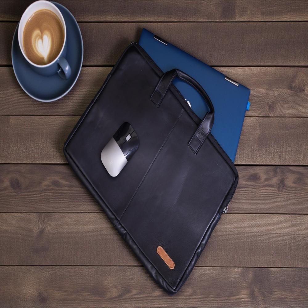 Leather Laptop Sleeve - Gender: Unisex