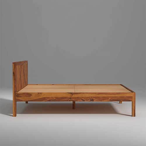 Arcadia Sheesham Wood Bed Without Storage