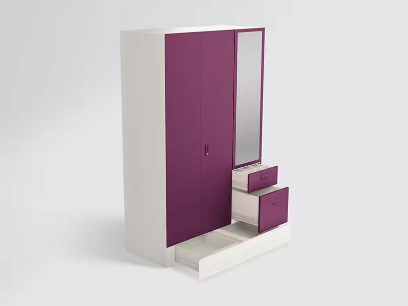 Slimline Blend 3 Door Steel Almirah