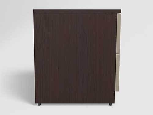 Wee Cinnamon Engineered Wood Bedside Table