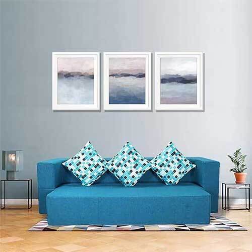 3 Seater Sofa Low Floor Sofa Cum Bed