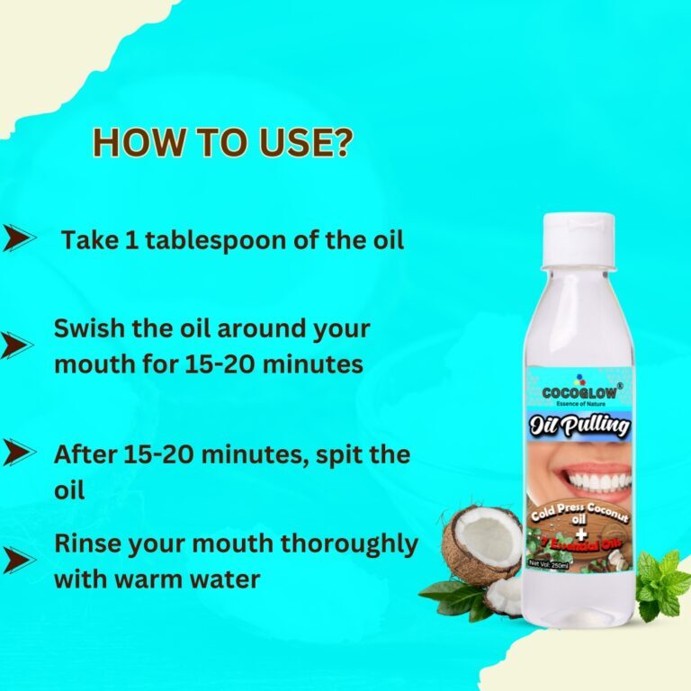 Cold Pressed Coconut Oil + 7 Essential Oils for Mouth