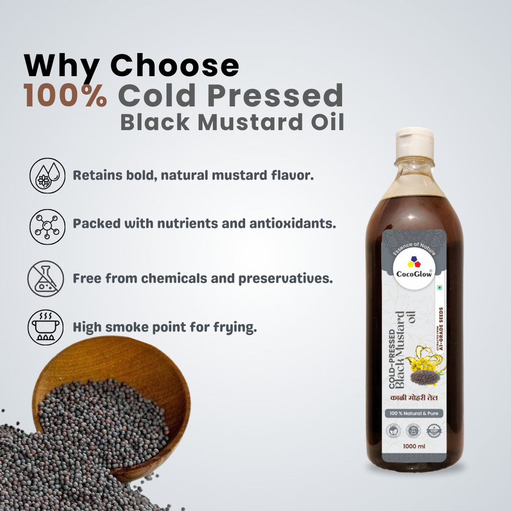 Cold Pressed Black Mustard Oil