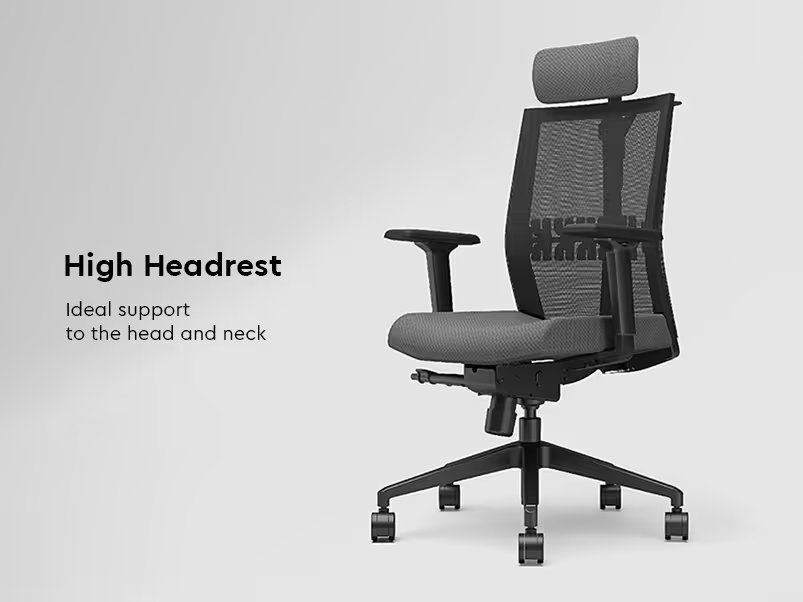 Aero Full Back Knitted Fabric Ergonomic Office Chair (Earthstone)