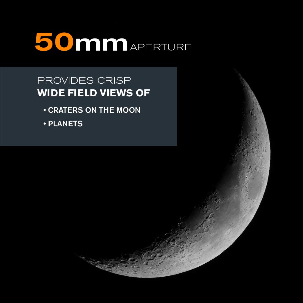 Celestron PowerSeeker 50AZ Telescope Manual Alt-Azimuth Telescope Compact & Portable, 50AZ