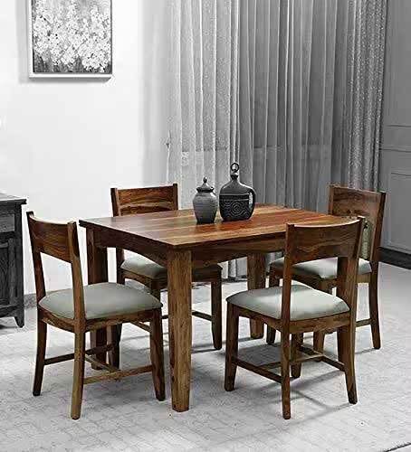 Sheesham Wood 4 Seater Dining Set with 4 Chair