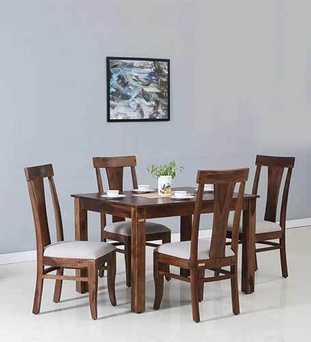 Sheesham Wood 4 Seater Dining Set