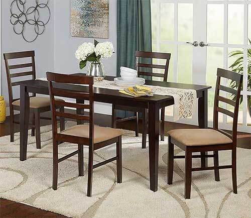 Wood Dining Table 4 Seater