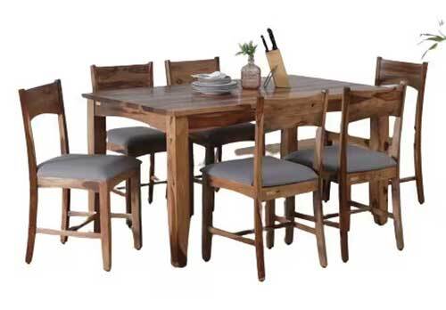 Sheesham Wood 6 Seater Dining Set with 6 Chair