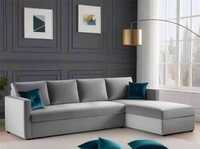 5 Seater Fabric L Shape Sectional Sofa Set