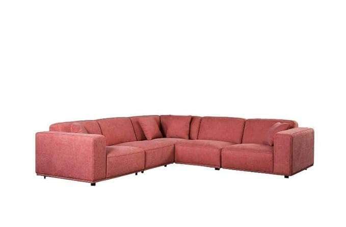 Sofa Set Velvet 5 Seater L Shape Sofa Set for Home & Living Room