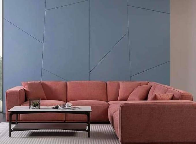 Sofa Set Velvet 5 Seater L Shape Sofa Set for Home & Living Room