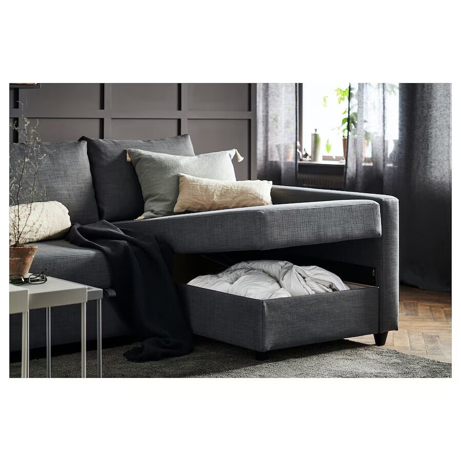Corner Sofa-bed with Storage