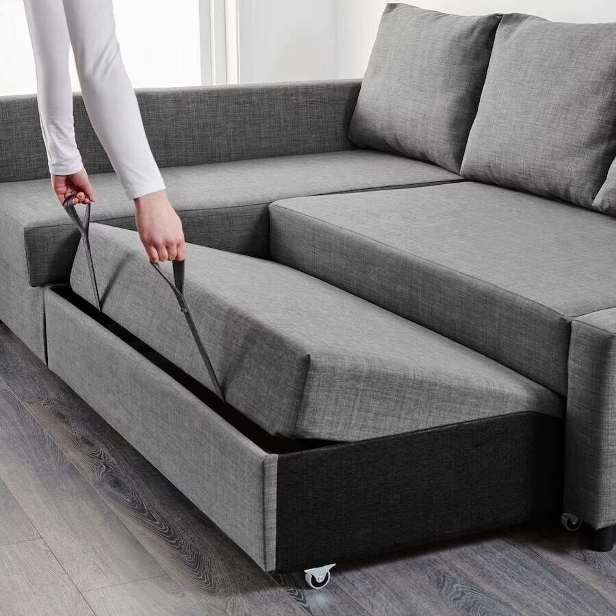 Corner Sofa-bed with Storage