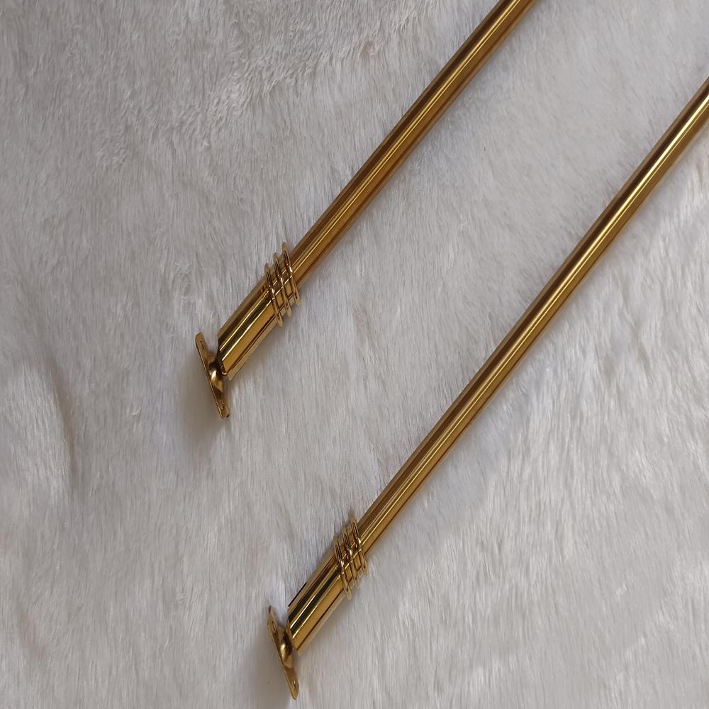 SS pvd coated Baluster 16 mm crystal rod