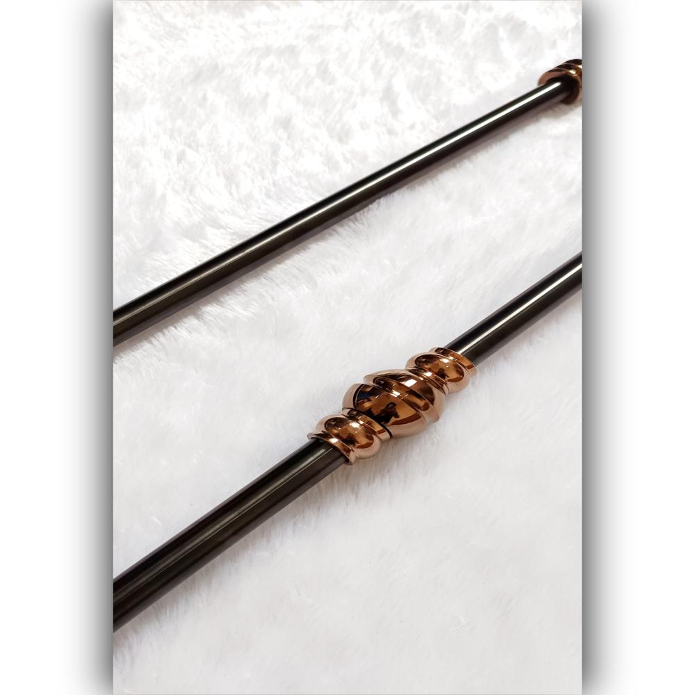 SS pvd coated Baluster 19 mm Aura crystal Ball rod