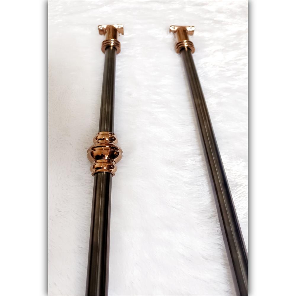 SS pvd coated Baluster 19 mm Aura crystal Ball rod