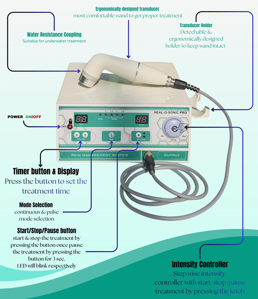 Heal-O-Sonic Pro Physiotherapy Machine
