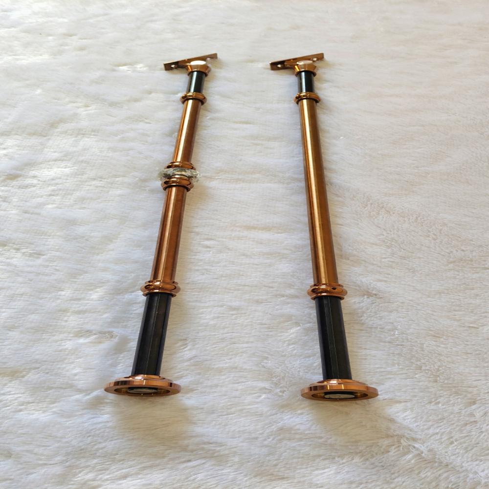 SS pvd coated Baluster crystal Regular rod