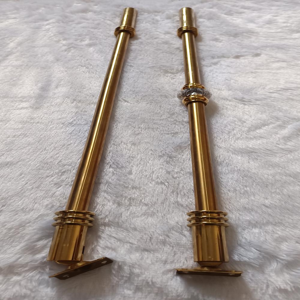 SS pvd coated Baluster crystal  Majestic rod