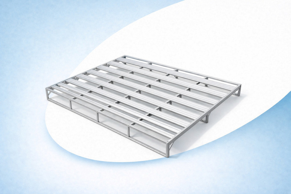 Export Metal Pallet 1000 x 1200 x 150 mm