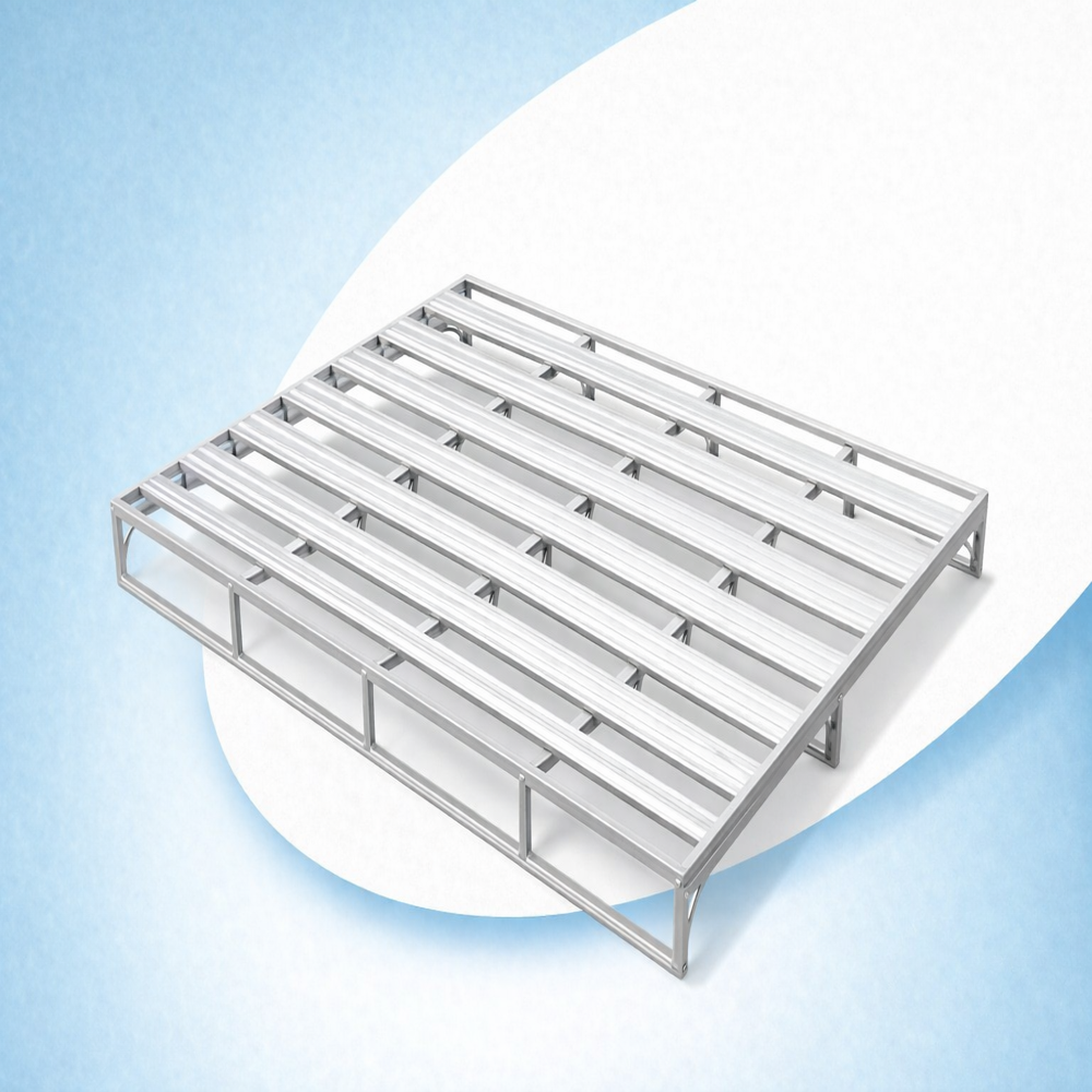 Metal Pallet Stacked