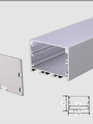 50*35 led aluminium profile