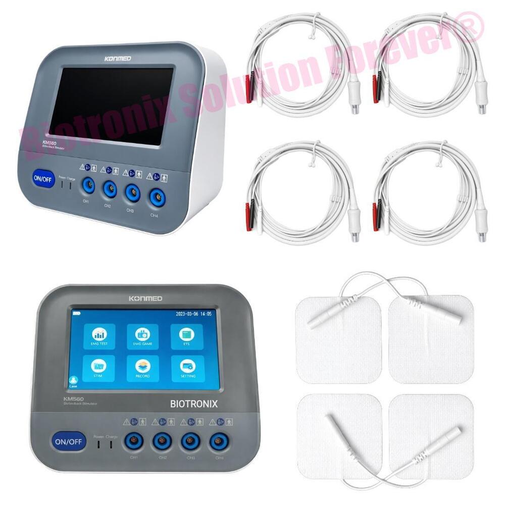 Konmed KM-560 Clinical Biofeedback Device with Gaming Therapy