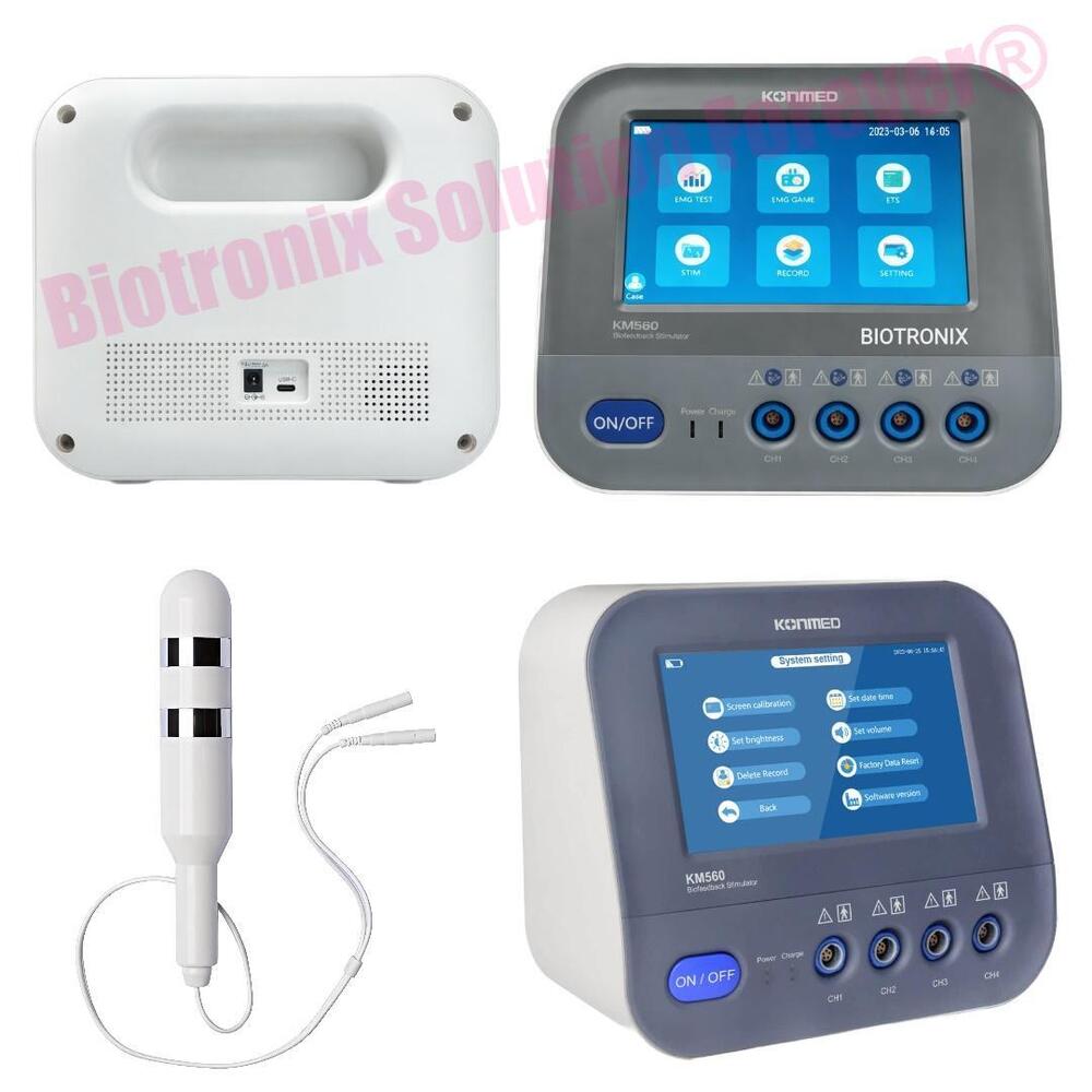 Konmed KM-560 Pelvic Rehab Biofeedback Device with EMG Output