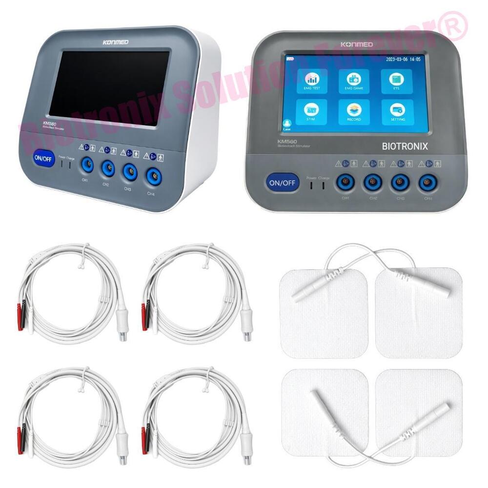 Konmed KM-560 Physiotherapy Biofeedback Equipment with 4 Channel