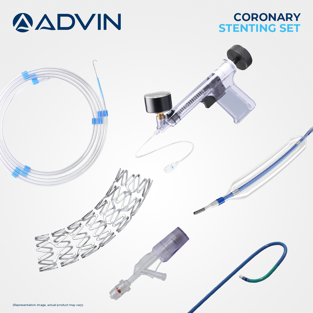 Interventional Cardiology Stent Set