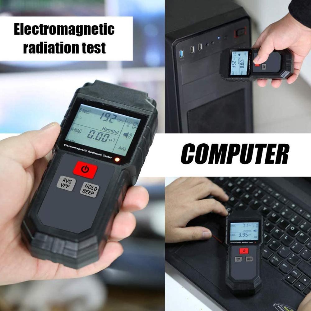 True Sense Electromagnetic Radiation Tester EMF Meter 5Hz-3500MHz Electric Field, EMF-825