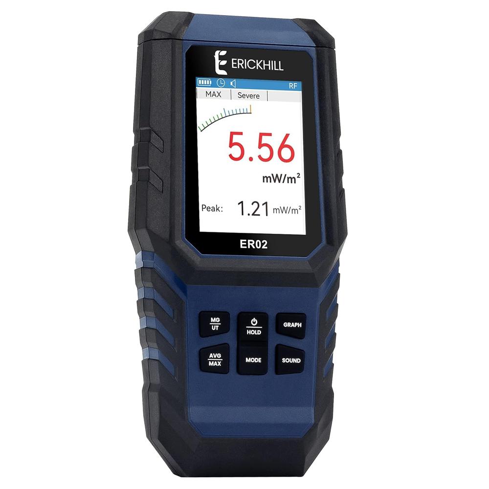 True Sense EMF Meter,3-in-1Rechargeable Digital Electromagnetic Field Radiation Detector, ER02