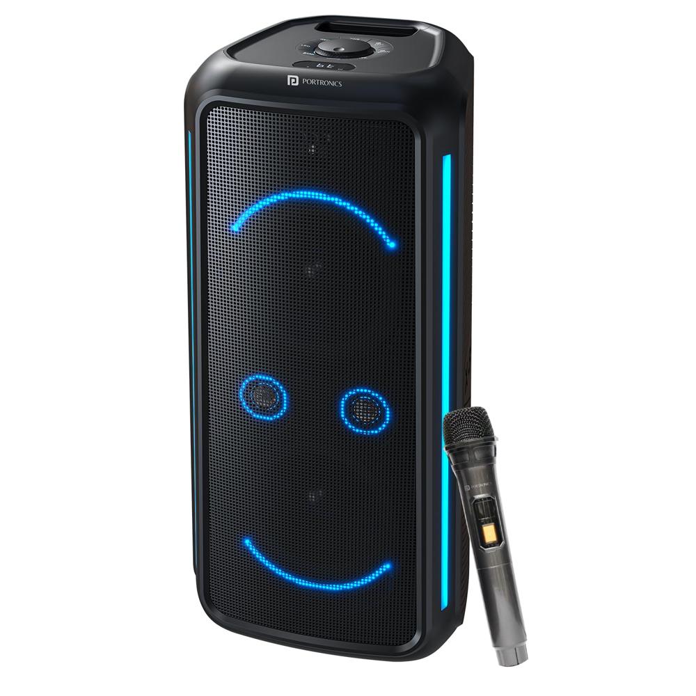 Portronics 250W Iron Beats 5 Prime Wireless Wheeled Party Speaker with Upto 6 Hours