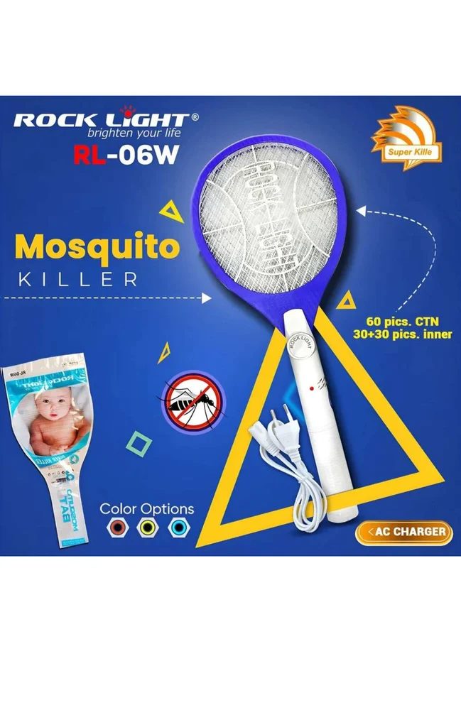 Rock Light Rl-06w Mosquito Racket - Duration: 4 Hours