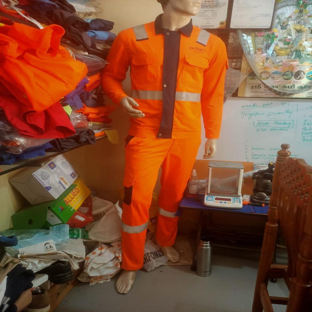 Hi-Visibility COverall with reflective tape